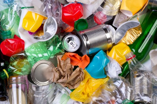 Variety of items being cleared from a home